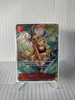 One Piece Card Game CCG TCG Nefeltari Vivi OP04-118 SEC Alt Art Pack Fresh Eng - Image 1