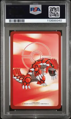 2003 POKEMON RUBY VERSION PLAYING CARDS KING OF CLUBS SCEPTILE PSA 10 - Image 2