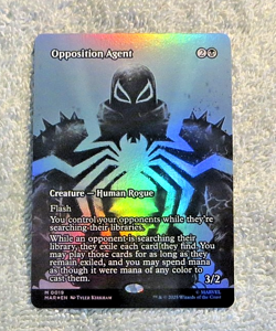 Opposition Agent M 0019 Mythic Borderless Foil - Magic MTG Marvel's Spider-Man - Image 2
