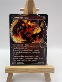 MTG- Convenient Target [Murders at Karlov Manor SHOWCASE Uncommon LP/NM - Image 1