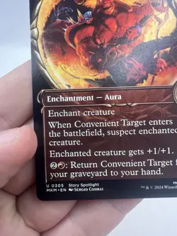 MTG- Convenient Target [Murders at Karlov Manor SHOWCASE Uncommon LP/NM - Image 5