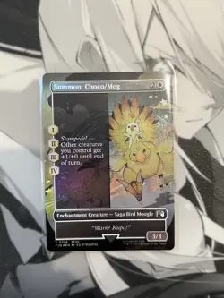 MTG Summon: Choco/Mo. Foil Borderless Final Fantasy - Image 1