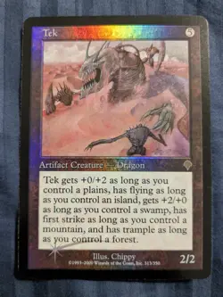 Tek - FOIL - Invasion - MTG - Magic the Gathering - LP - Image 1