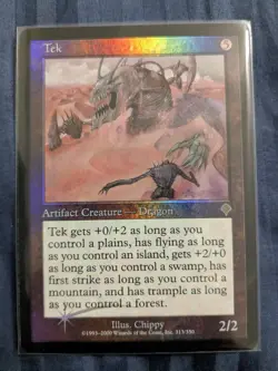 Tek - FOIL - Invasion - MTG - Magic the Gathering - LP - Image 3