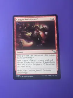 Mtg - Caught Red-Handed - Free P+P - Image 1