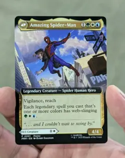 Peter Parker Amazing Spiderman MTG Disney Exclusive Event Promo Non-Foil In hand - Image 1