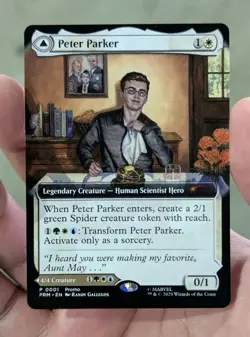 Peter Parker Amazing Spiderman MTG Disney Exclusive Event Promo Non-Foil In hand - Image 2