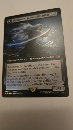 MTG: Final Fantasy Sephiroth, Fabled SOLDIER - Extended Foil M 0451 - English - Image 1