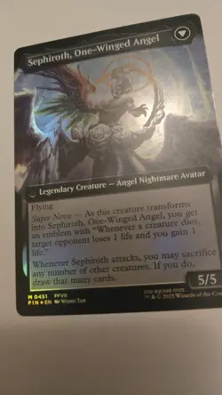 MTG: Final Fantasy Sephiroth, Fabled SOLDIER - Extended Foil M 0451 - English - Image 2