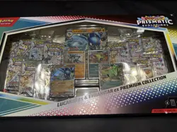3 Pokemon Prismatic Evolutions Lucario EX and Tyranitar EX Premium CollectionBox - Image 1