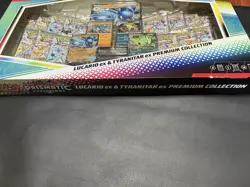 3 Pokemon Prismatic Evolutions Lucario EX and Tyranitar EX Premium CollectionBox - Image 4