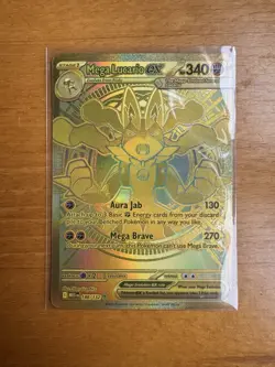 Mega Lucario ex - Mega Evolution 188/132 - English - Gold Rare - Pokemon TCG - Image 1