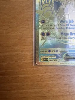 Mega Lucario ex - Mega Evolution 188/132 - English - Gold Rare - Pokemon TCG - Image 5