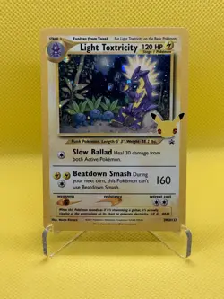 Light Toxtricity Holo SWSH137 Black Star Promo Celebrations Pokemon TCG - Image 1