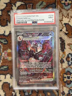 2024 Pokemon Paldean Fates SIR: CHARIZARD ex #234: PSA 9 - Image 1
