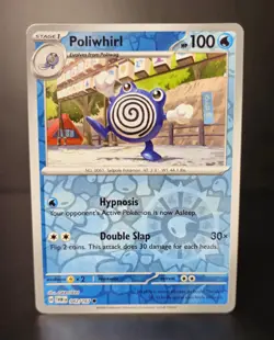 Pokemon TCG - Poliwhirl 042/167 - Reverse Holo - Twilight Masquerade 2024 - MINT - Image 1