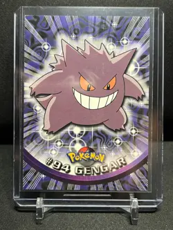 Gengar 2000 Pokemon T.V. Topps Blue Logo #94 LP - Image 1