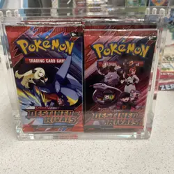 Pokemon Destined Rivals 36x Packs/“Booster Box” With Acrylic Case! - Image 1