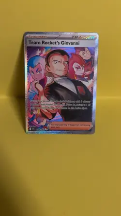 Pokemon TCG Team Rocket's Giovanni 238/182 Sv10: Destined Rivals Holo MINT/NM - Image 1