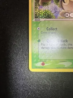 Pokemon Seedot Reverse Holo Stamped 71/107 from EX Deoxys in MP condition. - Image 5