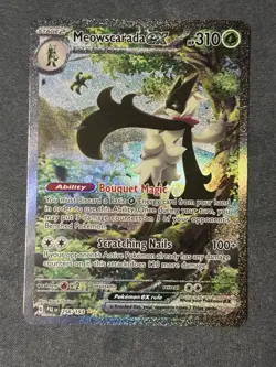 Pokemon TCG Meowscarada EX 256/193 Paldea Evolved Special Illustration Rare Holo - Image 1