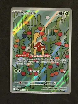 Shuckle Illustration Rare 136/132 Pokemon Mega Evolution English IR - Image 1