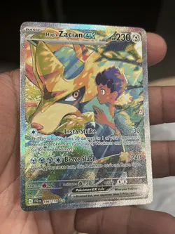 Pokemon TCG Hop's Zacian ex 186/159 Sv09: Journey Together SIR illustrated NM - Image 5