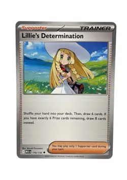 Lillie's Determination #119/132 TCG 2025 Pokemon Mega Evolution Trainer - Image 1