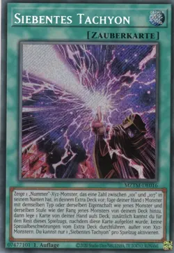 yugioh Siebentes Tachyon MZTM-DE016 SECRET RARE 1AUFLAGE DEUTSCH - Image 1