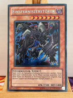 Finsterniszerstorer LCGX-DE204 Secret Rare Deutsch NM YUGIOH - Image 1