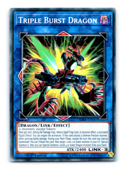 Triple Burst Dragon - SDRR-EN045 - Common - 1st Edition - Yugioh - Image 1