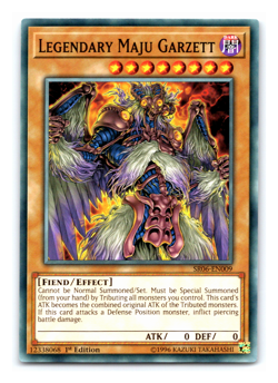Legendary Maju Garzett - SR06-EN009 - Common - 1st Edition - Yugioh - Image 1