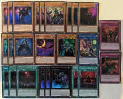 YuGiOh 21 Card Vampire Deck Core with 4 Card Extra Deck - Image 1