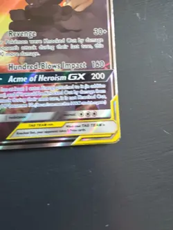 Marshadow & Machamp GX Full Art Holo Card 199/214 Unbroken Bonds - Image 4