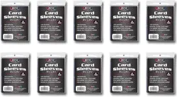 BCW Standard Card Sleeves - 1000ct | Crystal Clear, Acid-Free, 2-5/8" x 3-5/8" - Image 1