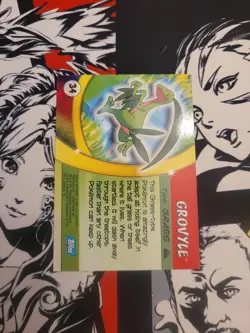 Pokemon Card - Grovyle #34 - Advanced Challenge - Topps - Light Play LP - Image 3