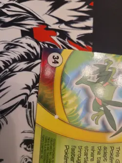 Pokemon Card - Grovyle #34 - Advanced Challenge - Topps - Light Play LP - Image 5