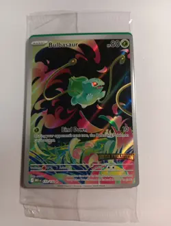 Bulbasaur 133/132 Sealed And Stamped Mega Evolution Pokemon Card - Image 1