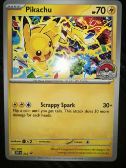 Pikachu 225 SVP en Black Star Promo Card World Championships 2025 - Image 1