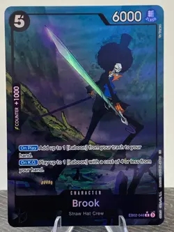 EB02-048 Brook (Alt Art) ONE PIECE Card TCG NM English - Image 1