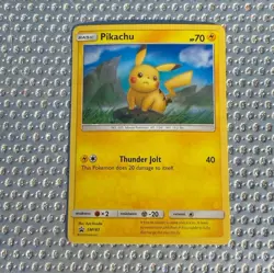 Pikachu - SM183 Black Star PROMO Holo RARE 2019 Pokemon Card TCG MP - Image 1