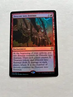 1x FOIL DESCENT INTO AVERNUS - COmmander - MTG - Magic the Gathering - Image 1