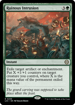 Ruinous Intrusion #255 | NM | The Lost Caverns of Ixalan Commander Magic MTG - Image 1