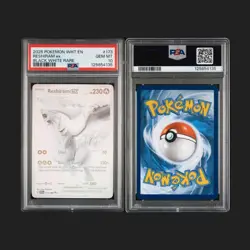 RESHIRAM EX 173 POKEMON EN-WHITE FLARE BWR PSA 10 GEM MINT - Image 2