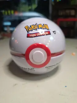 Pokemon TCG Pokeball Tin Brand New Factory Sealed (Premier Ball Pokeball) 2023 - Image 1