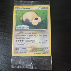 Snorlax - 80/106. Rare. Build a Bear Workshop Promo Pokemon. Sealed - Image 1
