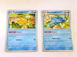 LOT 2 CARTE POKEMON PSYKOKWAK MEP 007 + AKWAKWAK MEP 008 MEGA EVOLUTION PROMO FR - Image 1