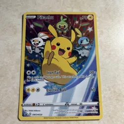 Pokemon TCG Pikachu SWSH020 Promo - Image 1