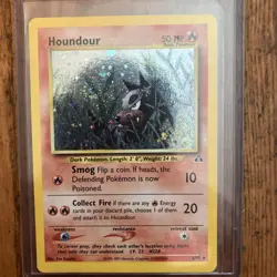 Pokemon TCG - Houndour 5/75 Holo Unlimited - Neo Discovery (2001) - NM - Image 1