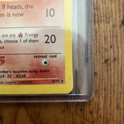 Pokemon TCG - Houndour 5/75 Holo Unlimited - Neo Discovery (2001) - NM - Image 4